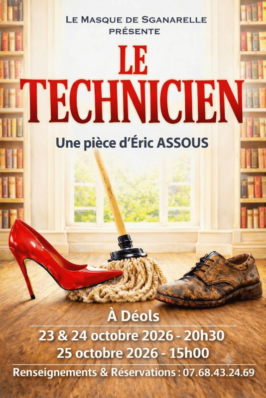 Illustration de l'événement : Pièce de théâtre : Le technicien par le Masque de Sganarelle