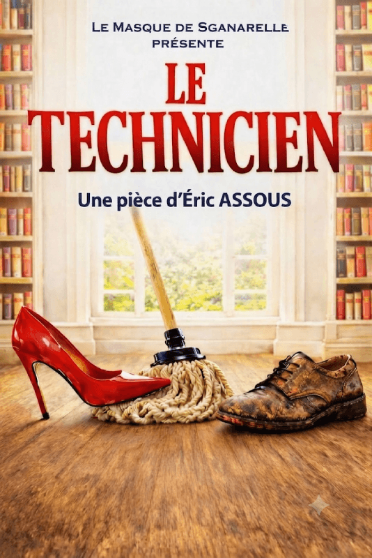 Illustration de l'événement : Pièce de théâtre : Le technicien par le Masque de Sganarelle