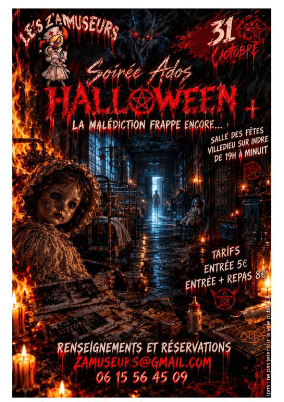 Illustration de l'événement : Soirée Halloween Ados