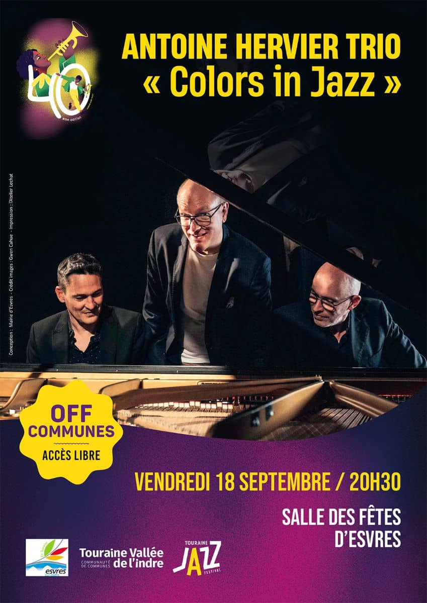 Illustration de l'événement : Jazz en Touraine - Off communes - Antoine Hervier Trio