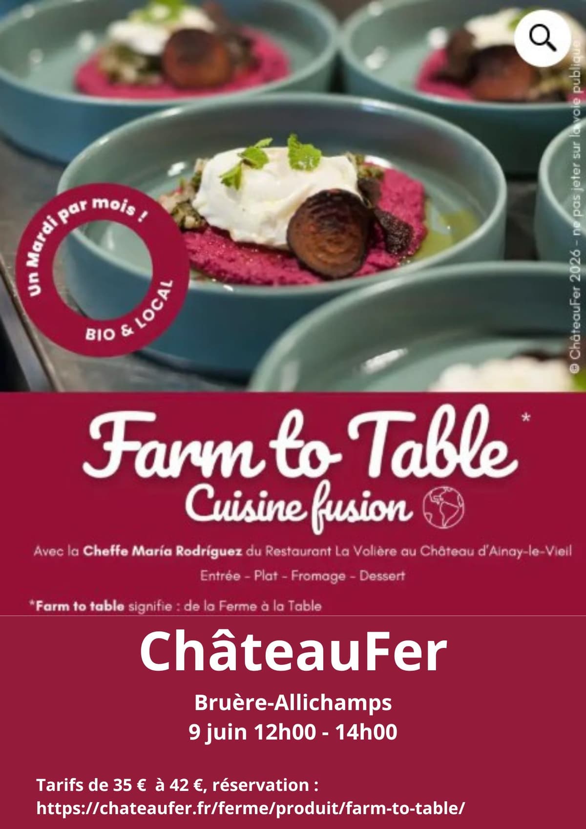 Illustration de l'événement : Farm to table