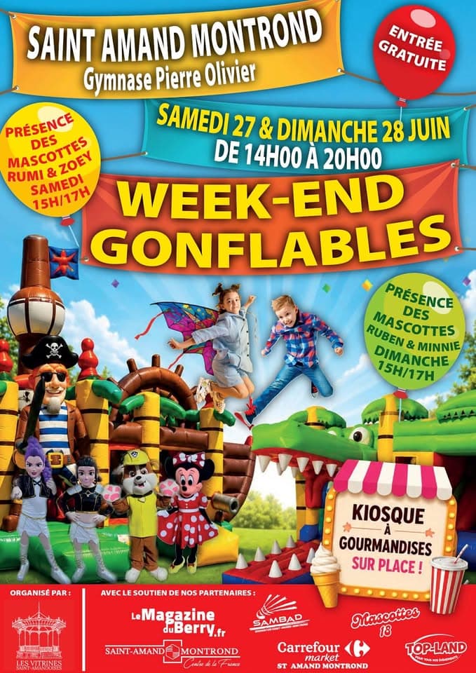 Illustration de l'événement : Week-end Gonflables