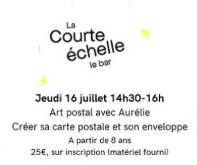 Illustration de l'événement : Atelier Art postal