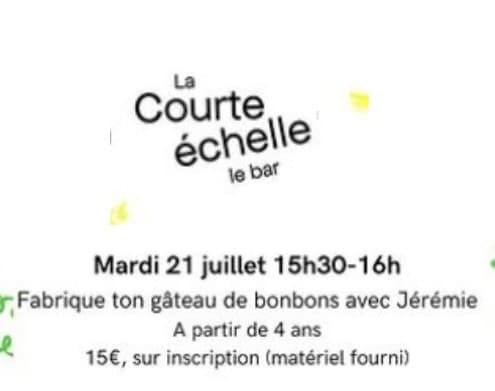 Illustration de l'événement : Fabrique ton gâteau de bonbons