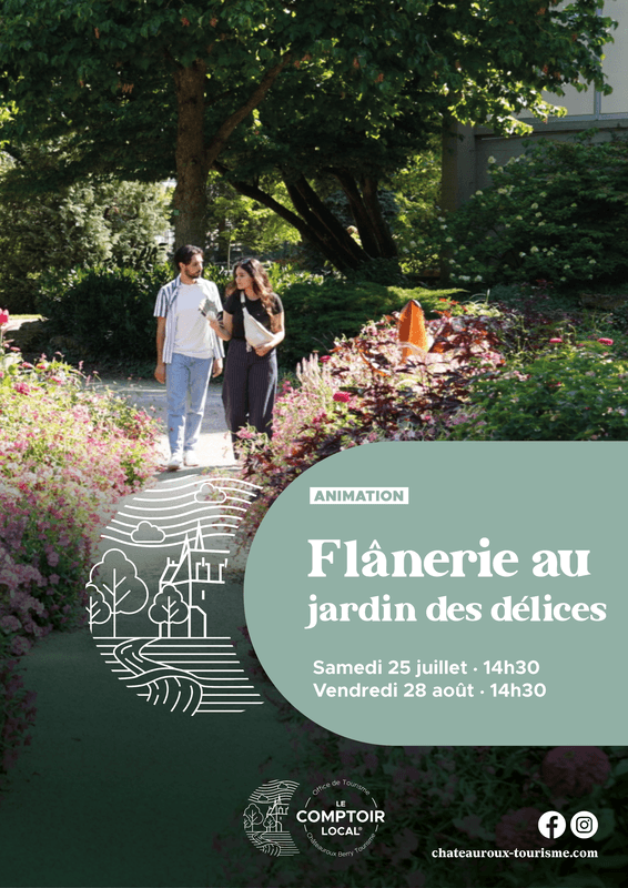 Illustration de l'événement : Flânerie au jardin des délices