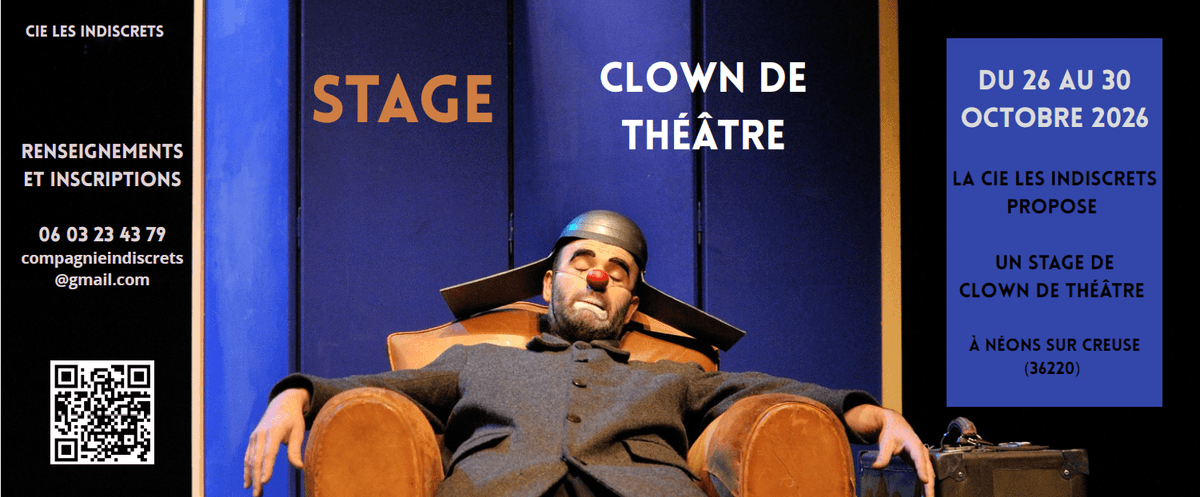 Illustration de l'événement : Stage clown de théâtre