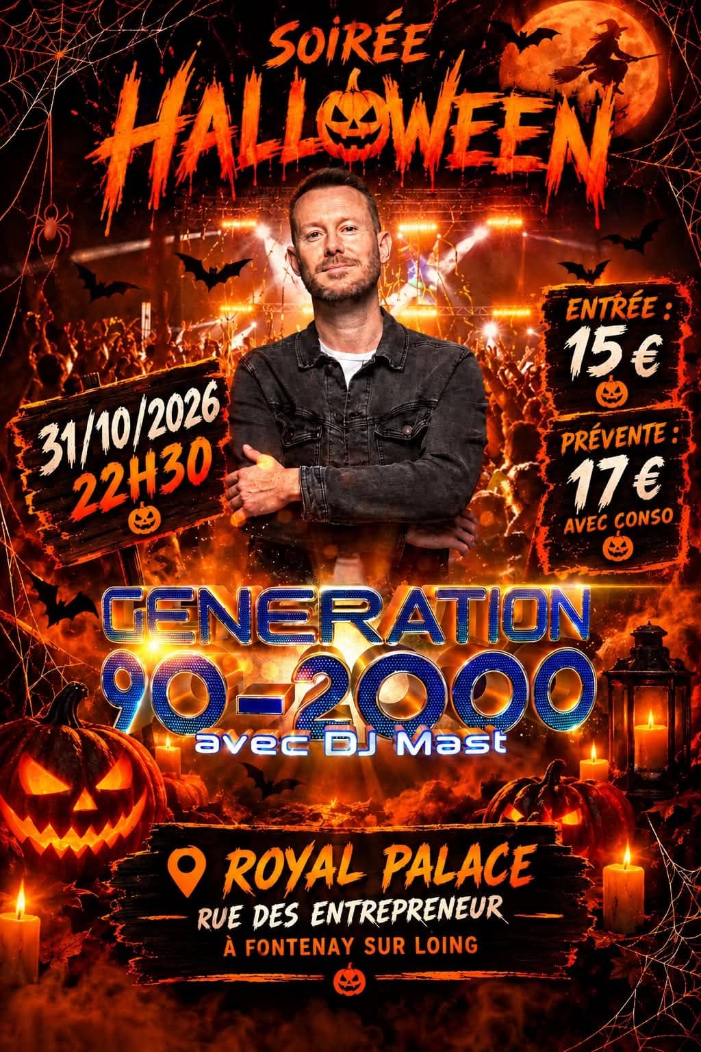Illustration de l'événement : Soirée Halloween au Royal Palace