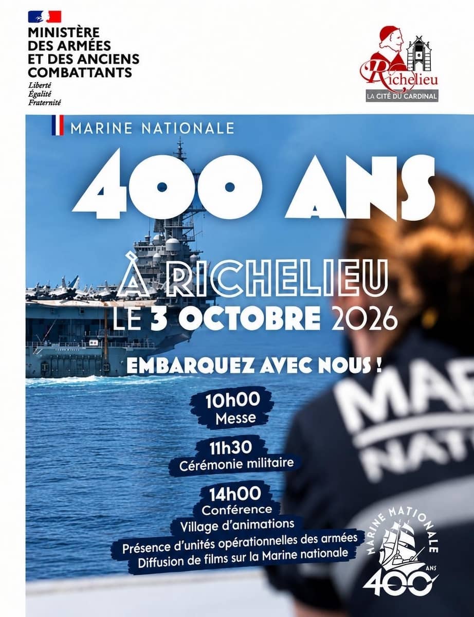 Illustration de l'événement : 400ème anniversaire de la création de la Marine Nationale