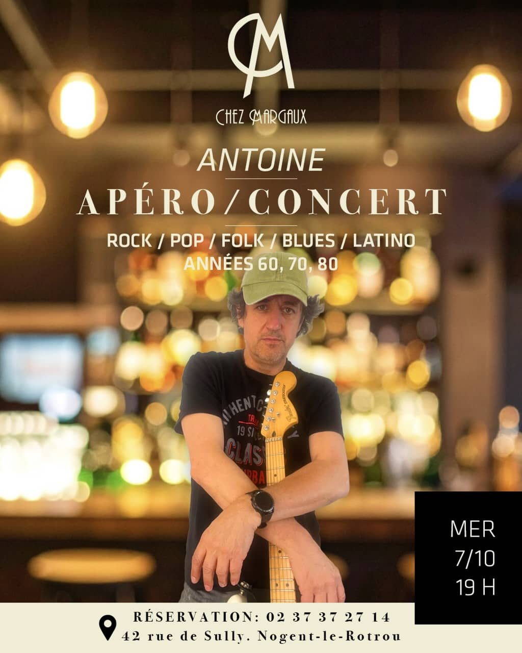 Illustration de l'événement : Soirée concert chez Margaux avec Antoine