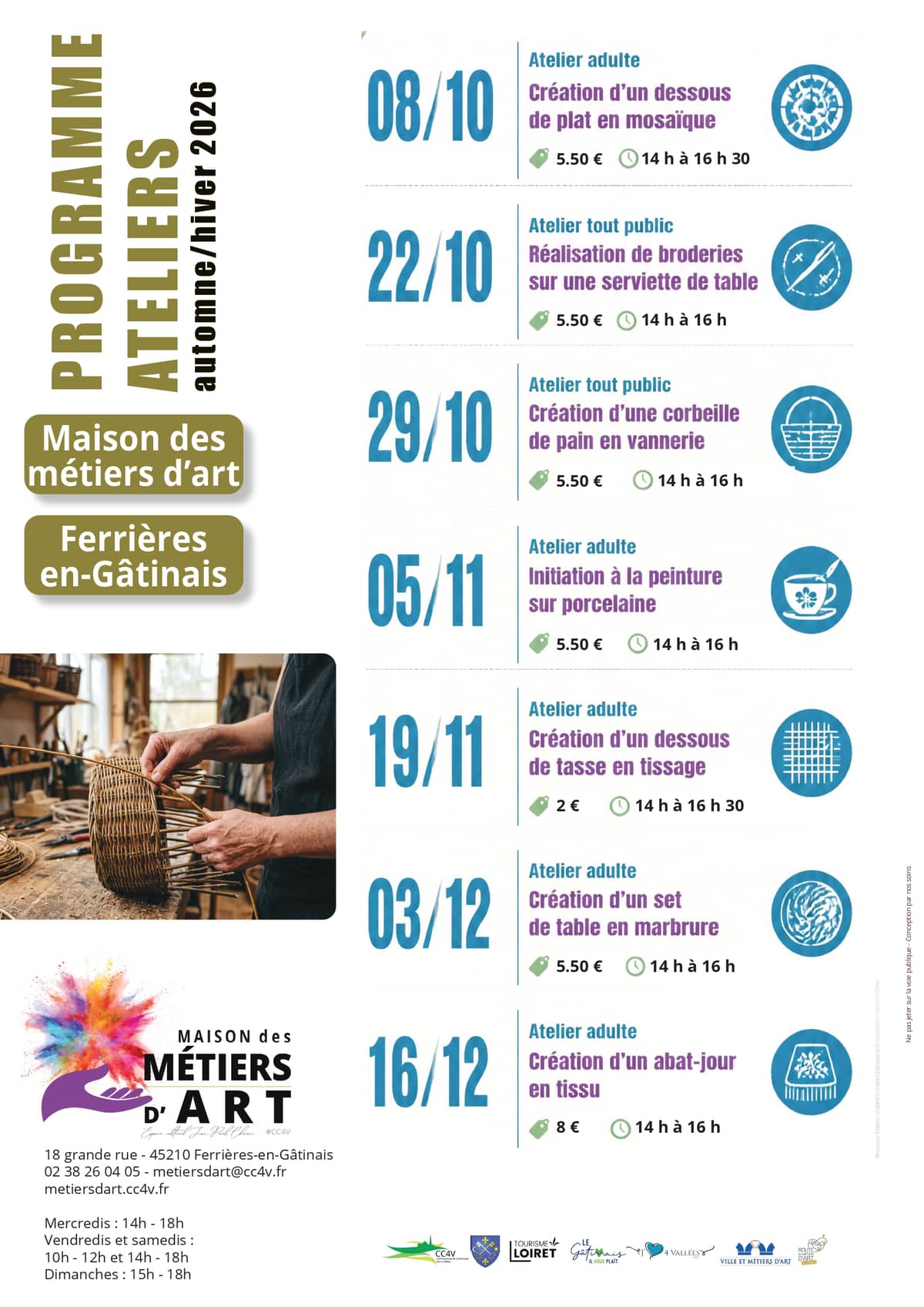 Illustration de l'événement : Atelier création objet en marbrure