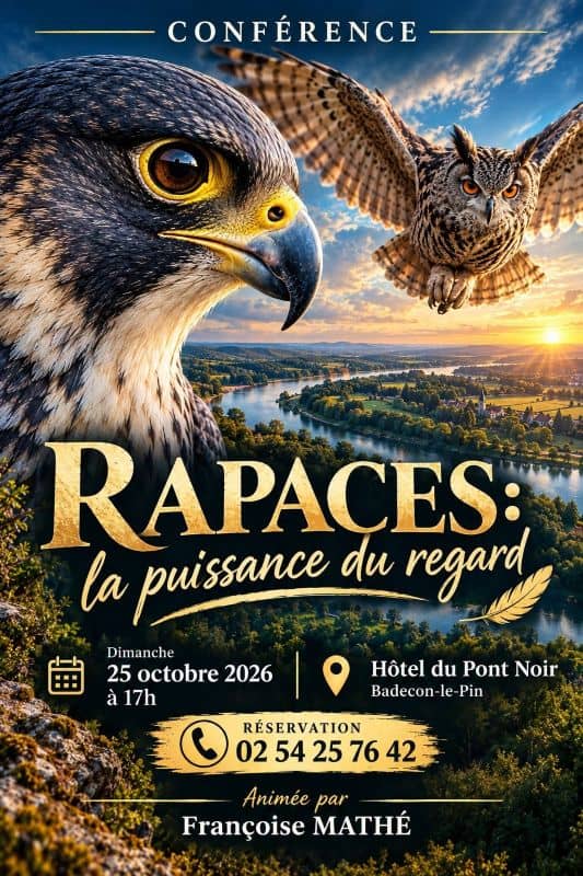 Illustration de l'événement : Conférence : Rapaces la puissance du regard