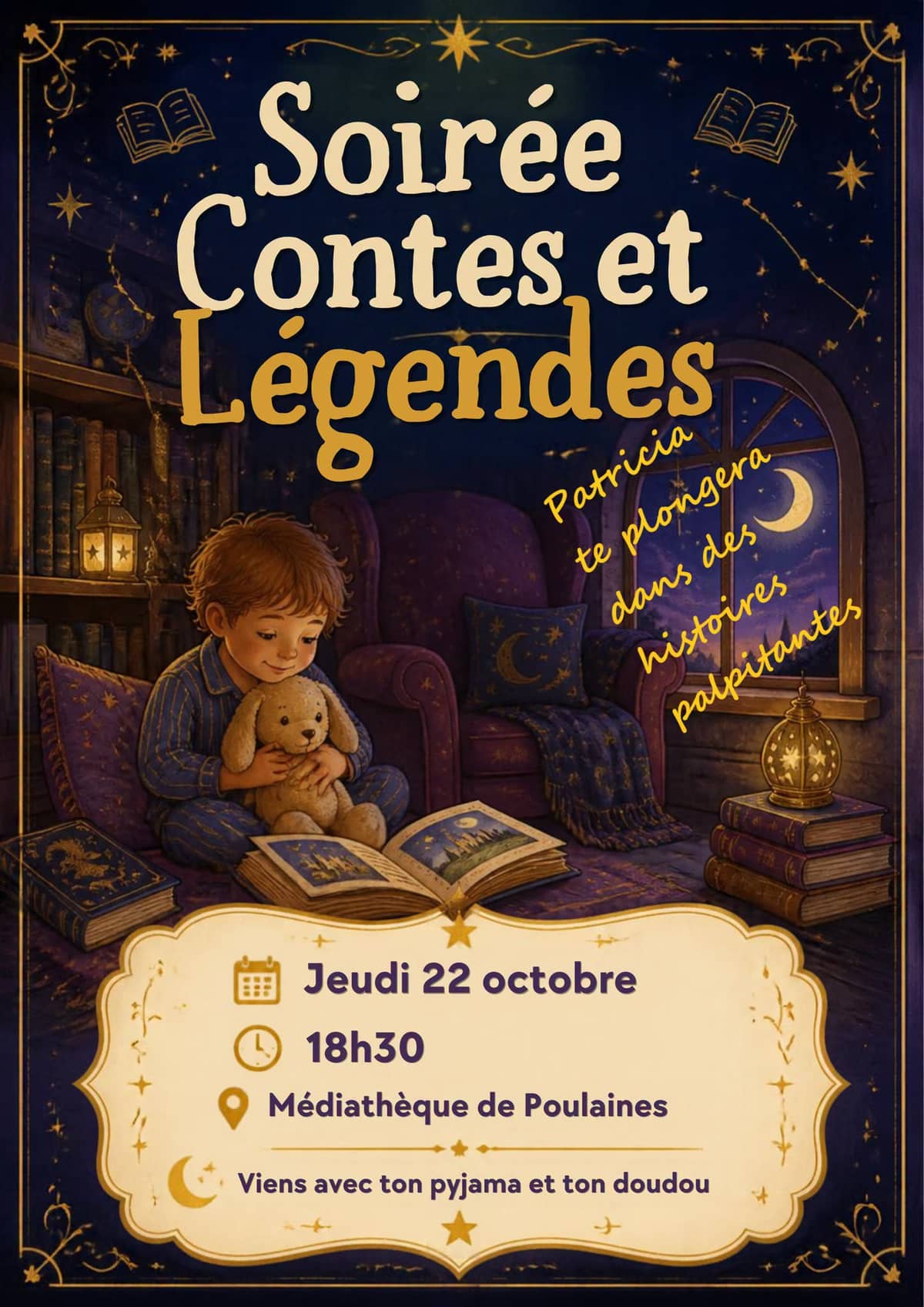 Illustration de l'événement : Soirée Contes et Légendes