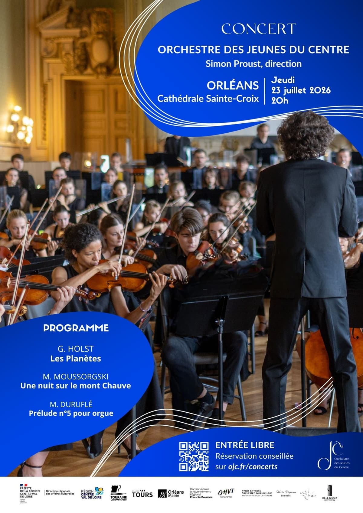 Illustration de l'événement : Concert de l'Orchestre des Jeunes du Centre
