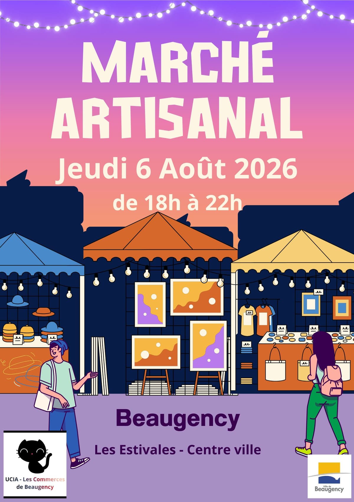 Illustration de l'événement : Marché artisanal nocturne