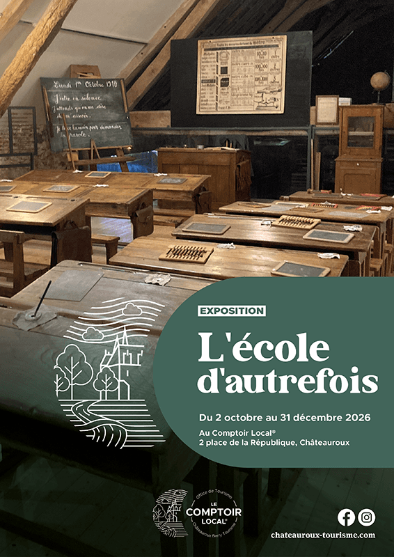 Illustration de l'événement : Exposition : L'école d'autrefois