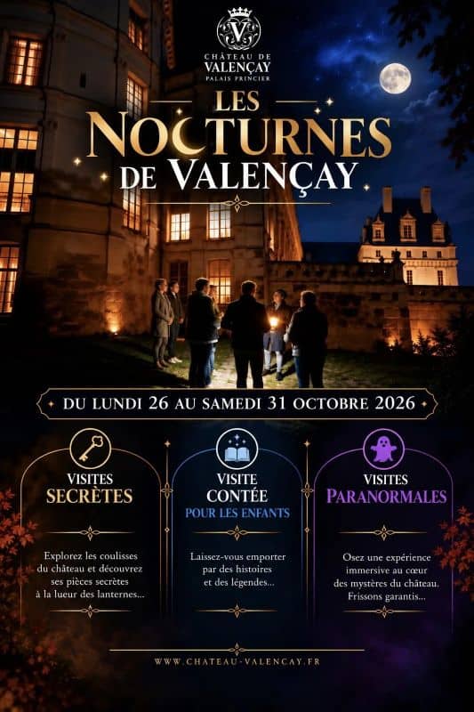 Illustration de l'événement : Les nocturnes de Valençay