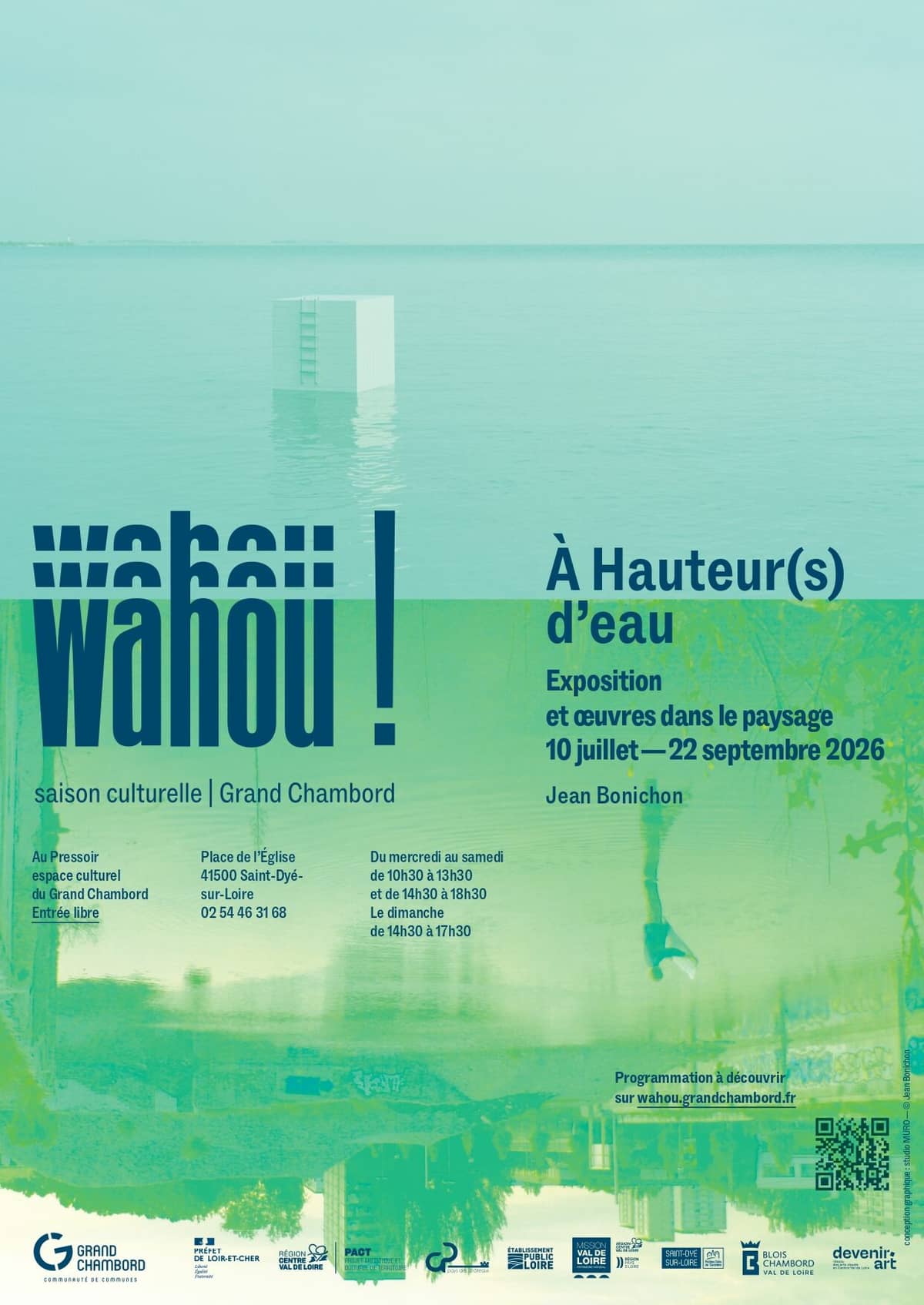 Illustration de l'événement : Finissage de l'exposition À Hauteur(s) d'eau de Jean Bonichon