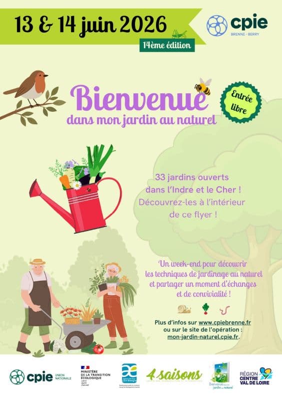 Illustration de l'événement : Bienvenue dans mon jardin au naturel : Argenton sur Creuse