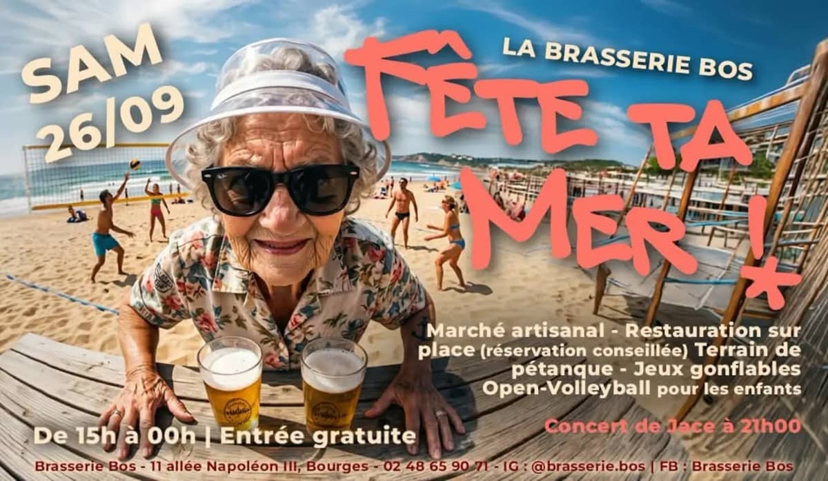 Illustration de l'événement : La Brasserie Bos Fête Ta Mer !