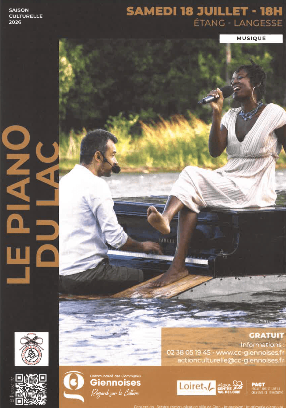 Illustration de l'événement : Le Piano du Lac