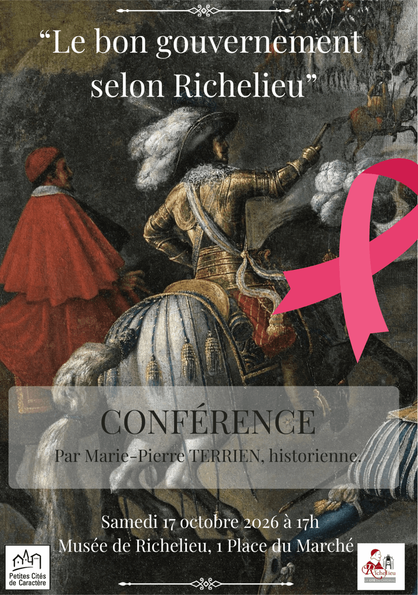 Illustration de l'événement : Conférence : « Le bon gouvernement selon Richelieu » par Marie-Pierre Terrien
