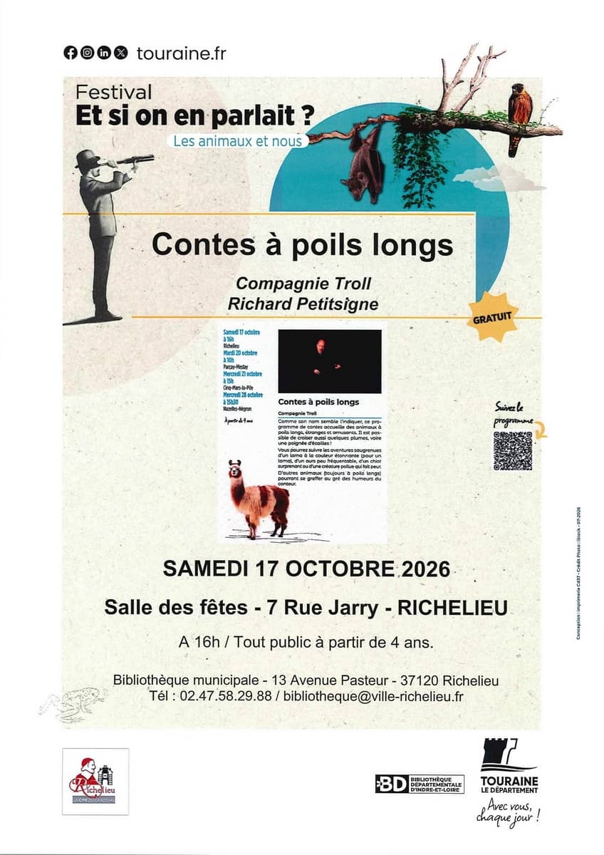 Illustration de l'événement : Contes à poils longs - Festival Et si on en parlait ?
