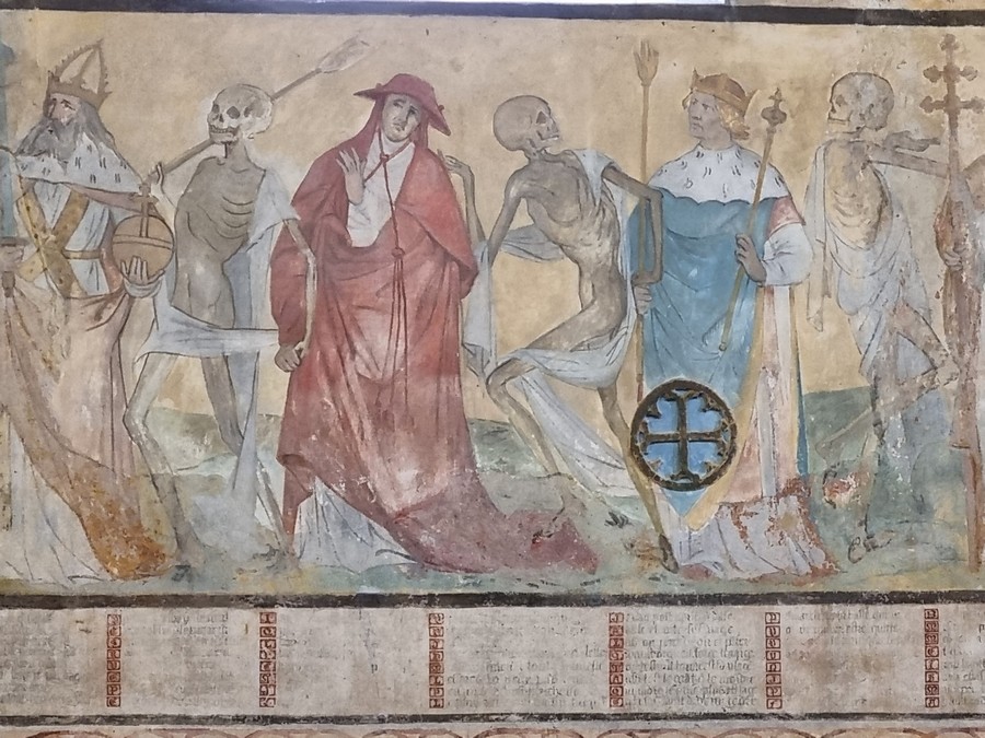 Illustration de l'événement : Entrez dans la danse macabre : Visite nocturne et théâtralisée par Véronique Domagalski