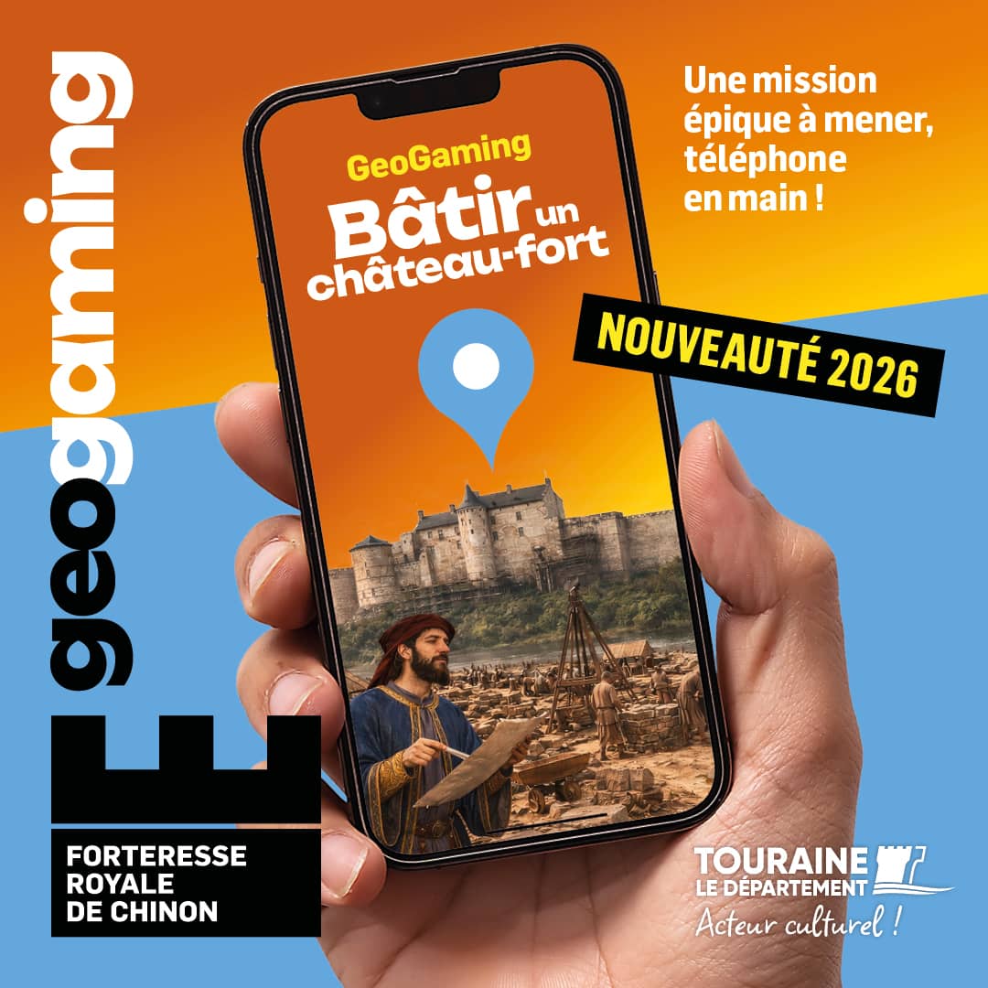 Illustration de l'événement : Géogaming à la Forteresse Royale de Chinon