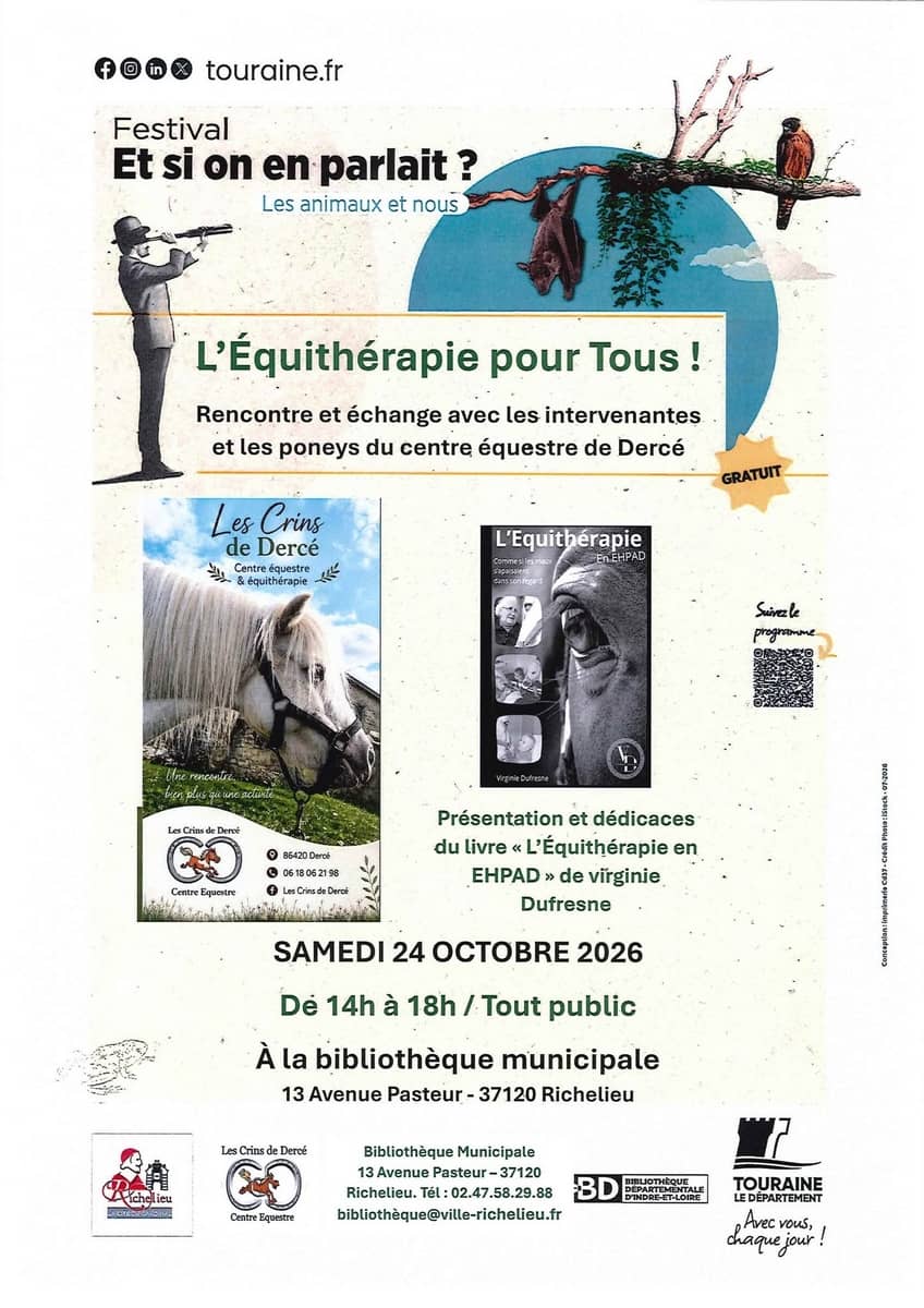 Illustration de l'événement : L’Equithérapie pour tous ! - Festival Et si on en parlait ?