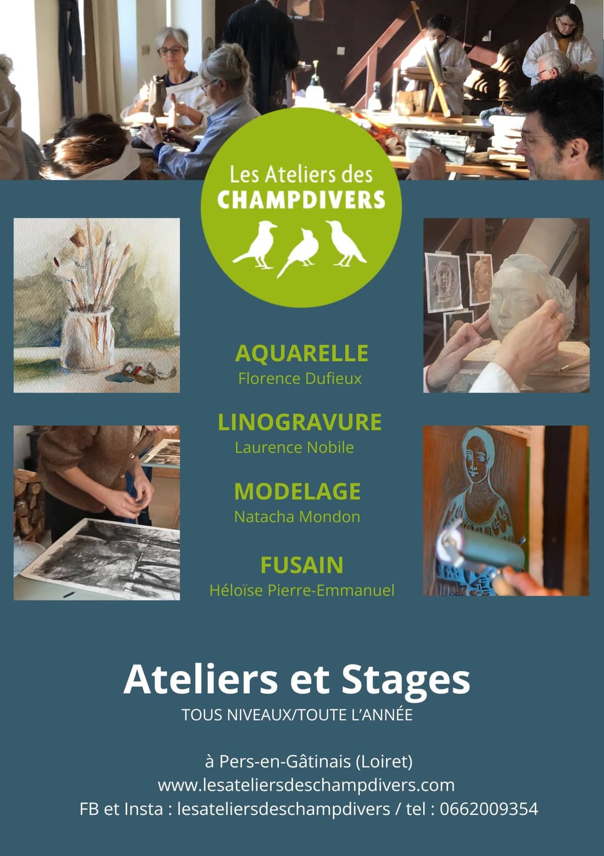 Illustration de l'événement : Atelier Arbres au fusain avec Héloïse Pierre-Emmanuel