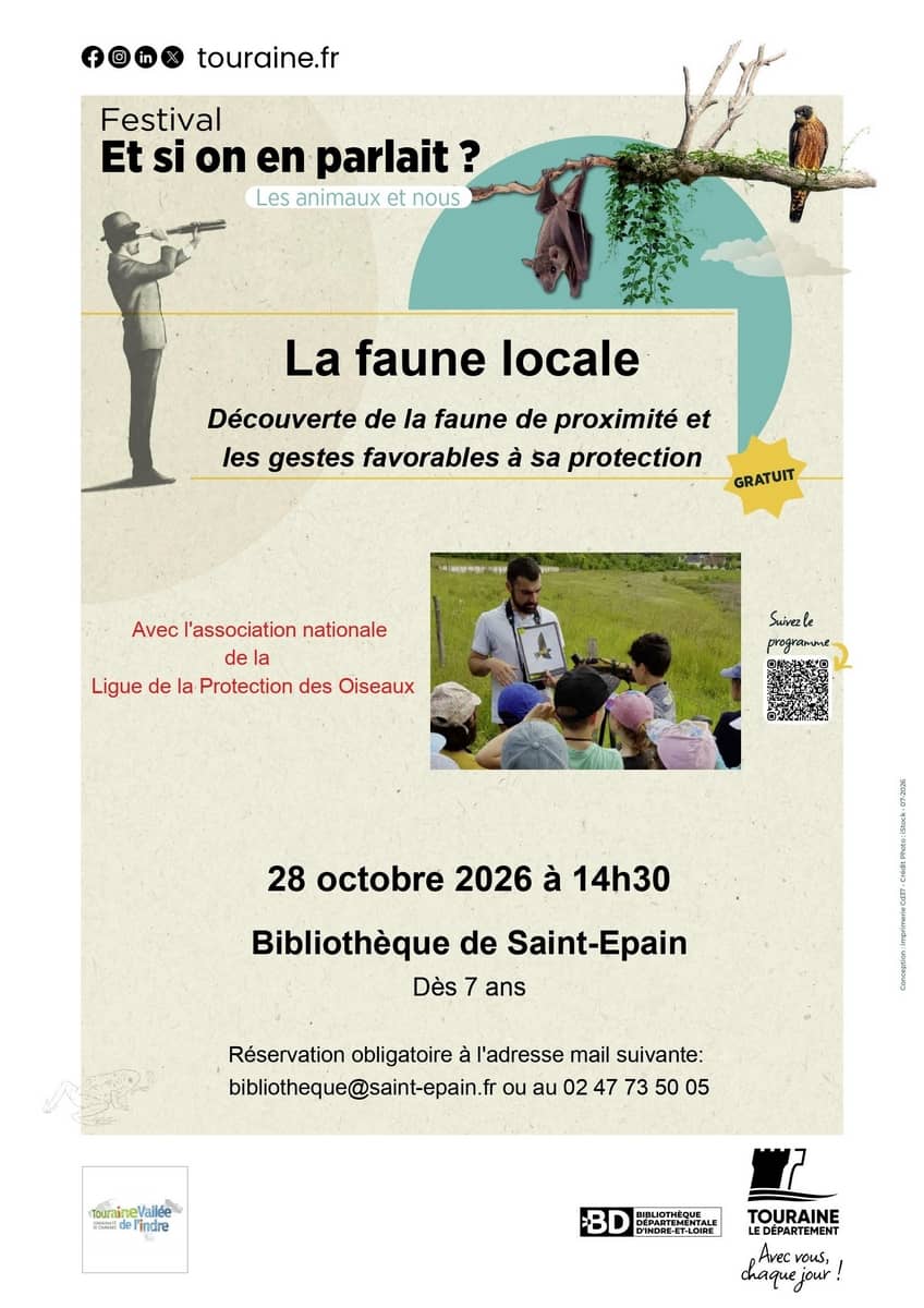 Illustration de l'événement : La faune locale - Festival Et si on en parlait ?