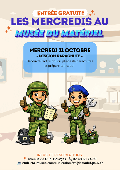 Illustration de l'événement : Les Mercredis au Musée - Atelier "Mission Parachute"