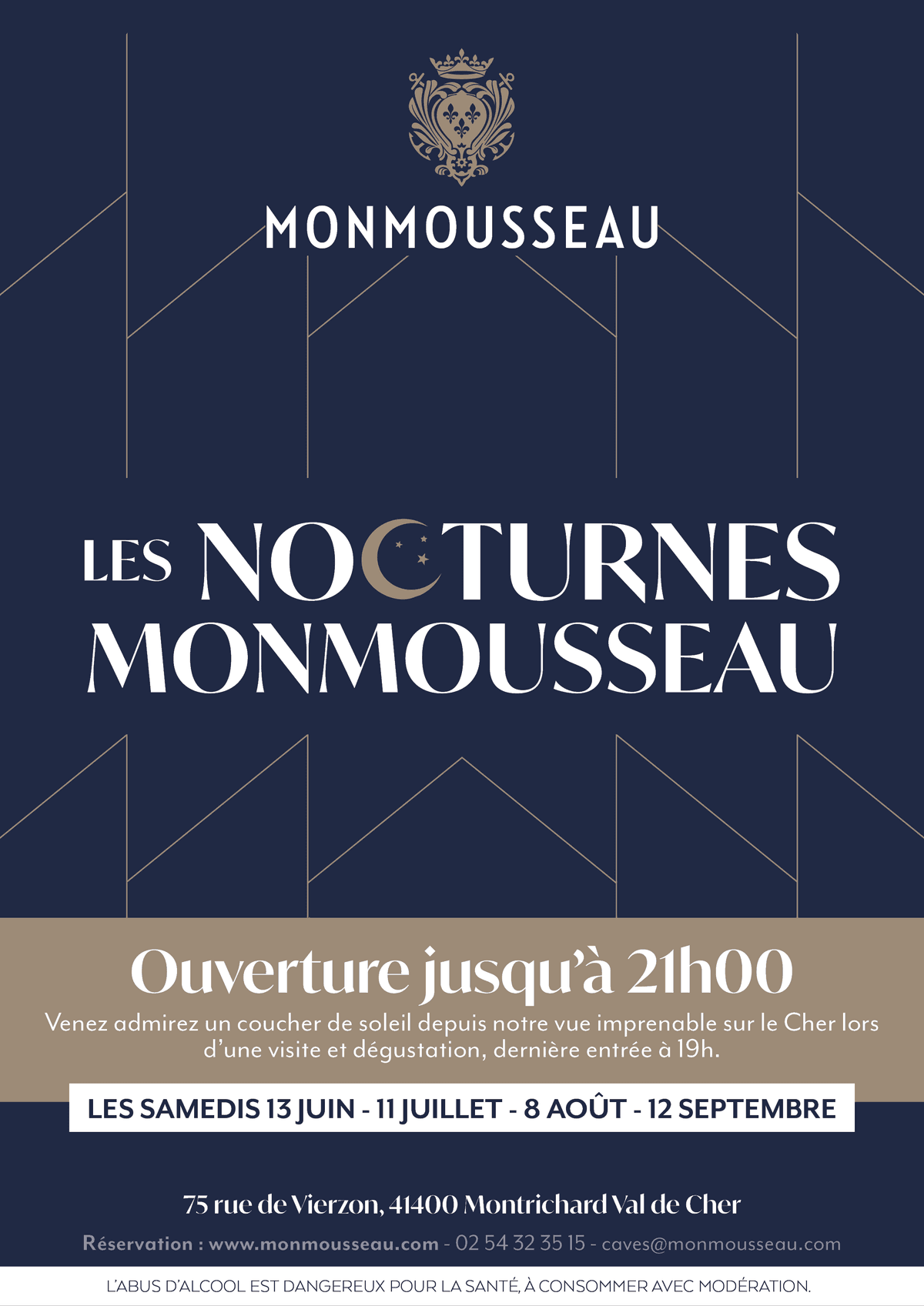 Illustration de l'événement : Nocturnes aux Caves Monmousseau à Montrichard