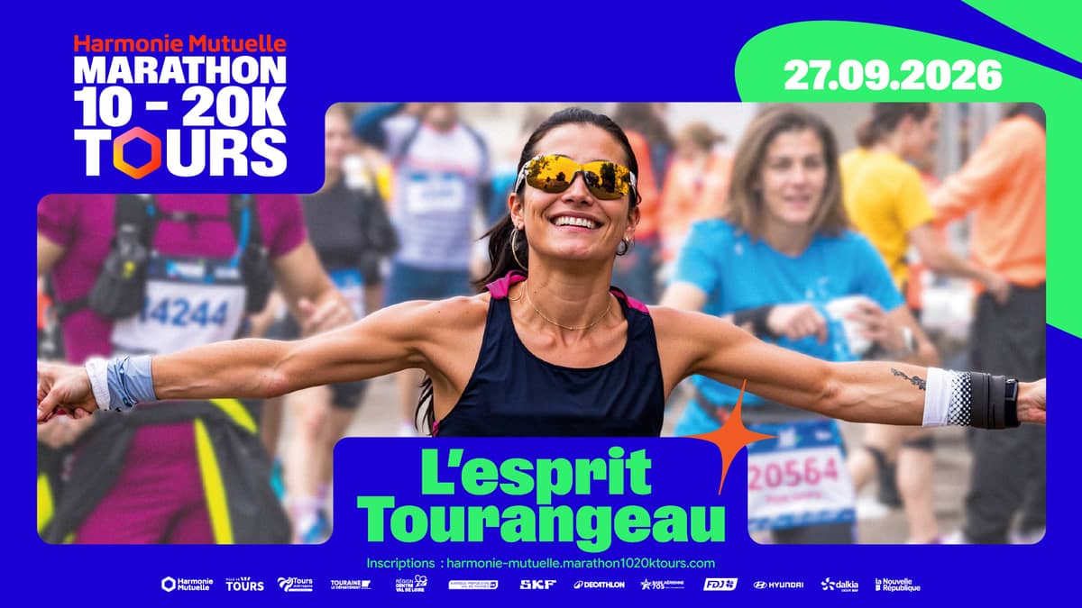 Illustration de l'événement : Harmonie Mutuelle Marathon 10-20 km Tours