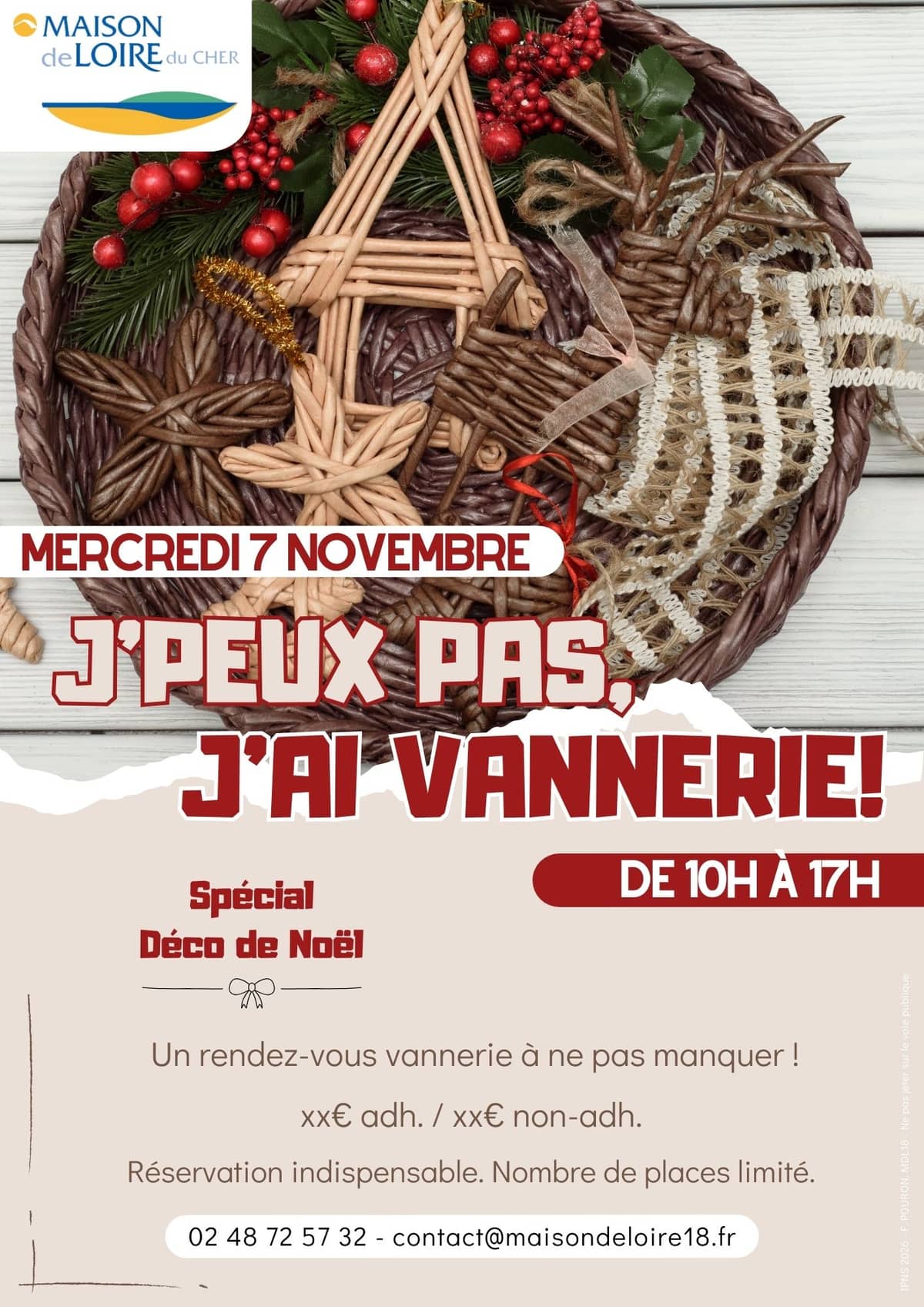 Illustration de l'événement : Atelier Vannerie : "Spécial déco de jardin"