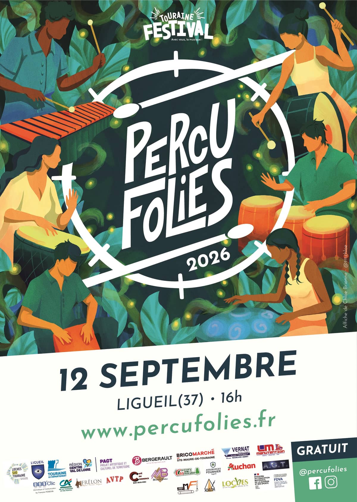 Illustration de l'événement : Festival Les Percu'folies