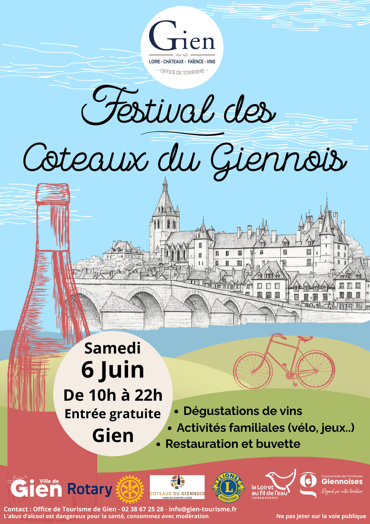 Illustration de l'événement : Festival des Coteaux du Giennois 2026