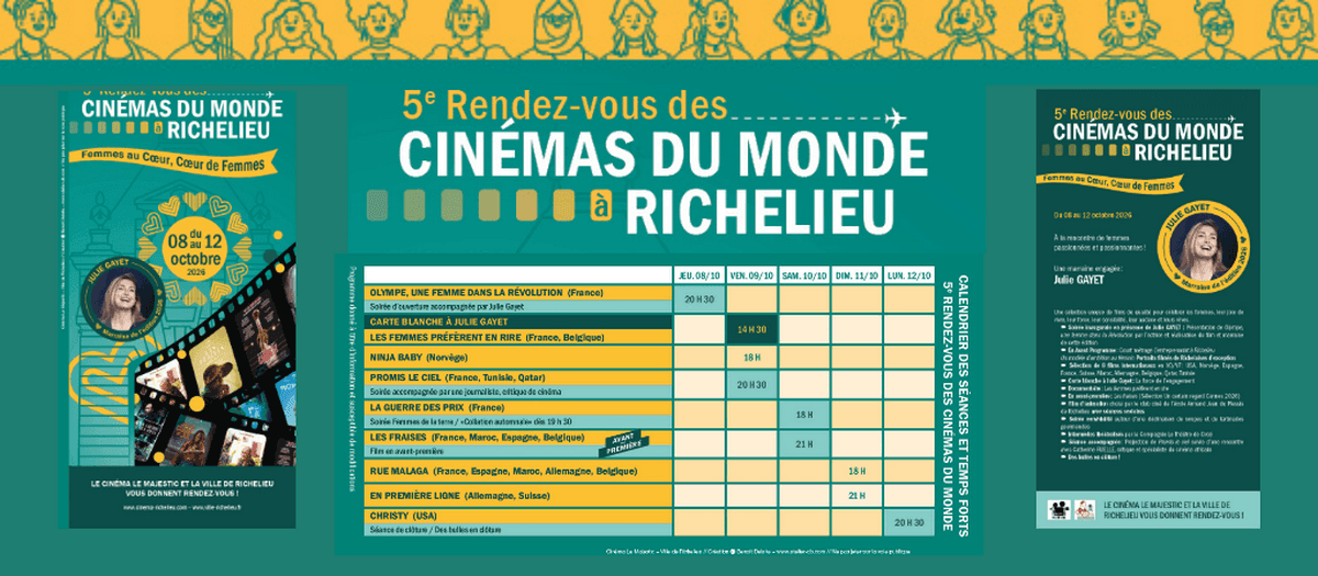 Illustration de l'événement : 5e Rendez-vous des Cinémas du Monde : Femmes au Cœur, Cœur de Femmes