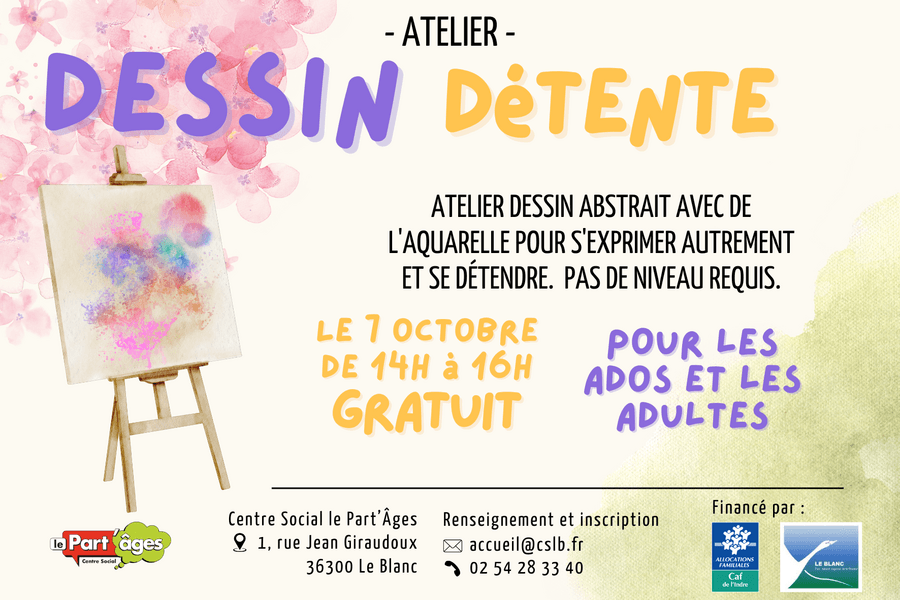 Illustration de l'événement : Atelier dessin détente