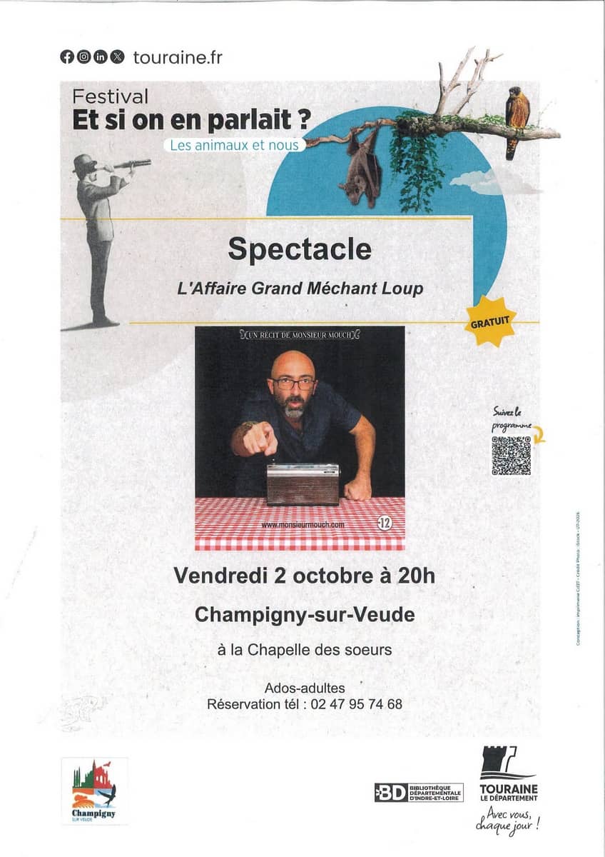 Illustration de l'événement : L’Affaire Grand Méchant Loup - Festival Et si on en parlait ?