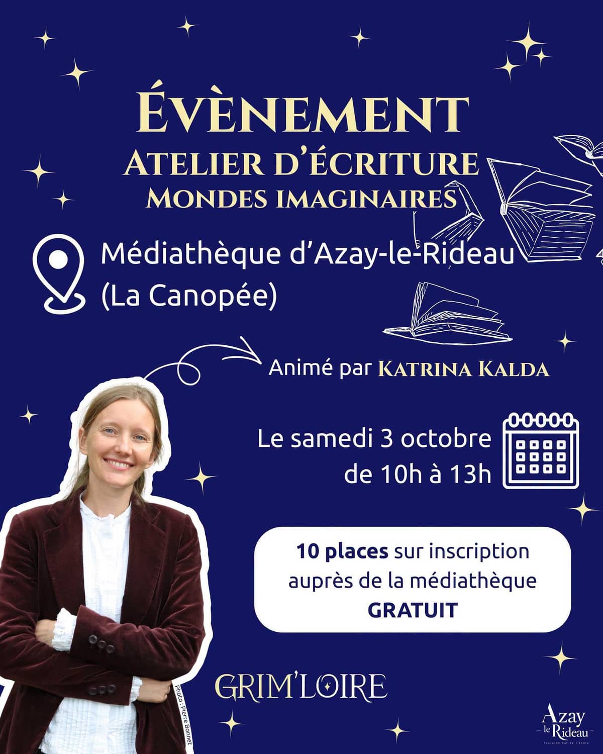 Illustration de l'événement : Atelier d'écriture "les mondes imaginaires"