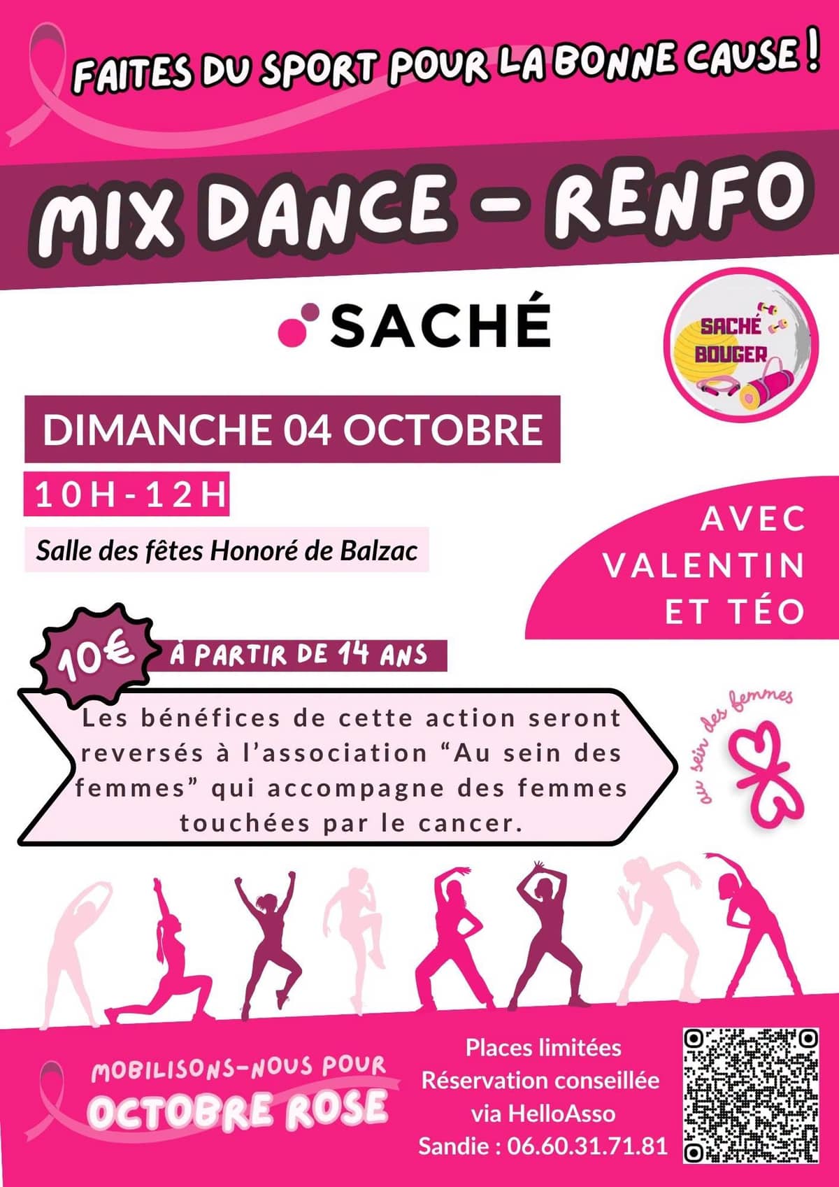 Illustration de l'événement : OCTOBRE ROSE - Mix dance