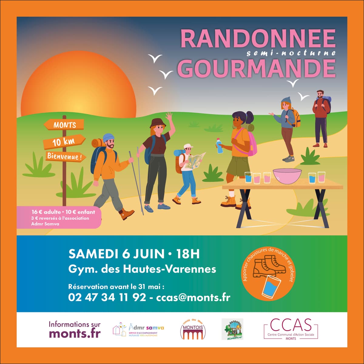 Illustration de l'événement : Randonnée nocturne gourmande