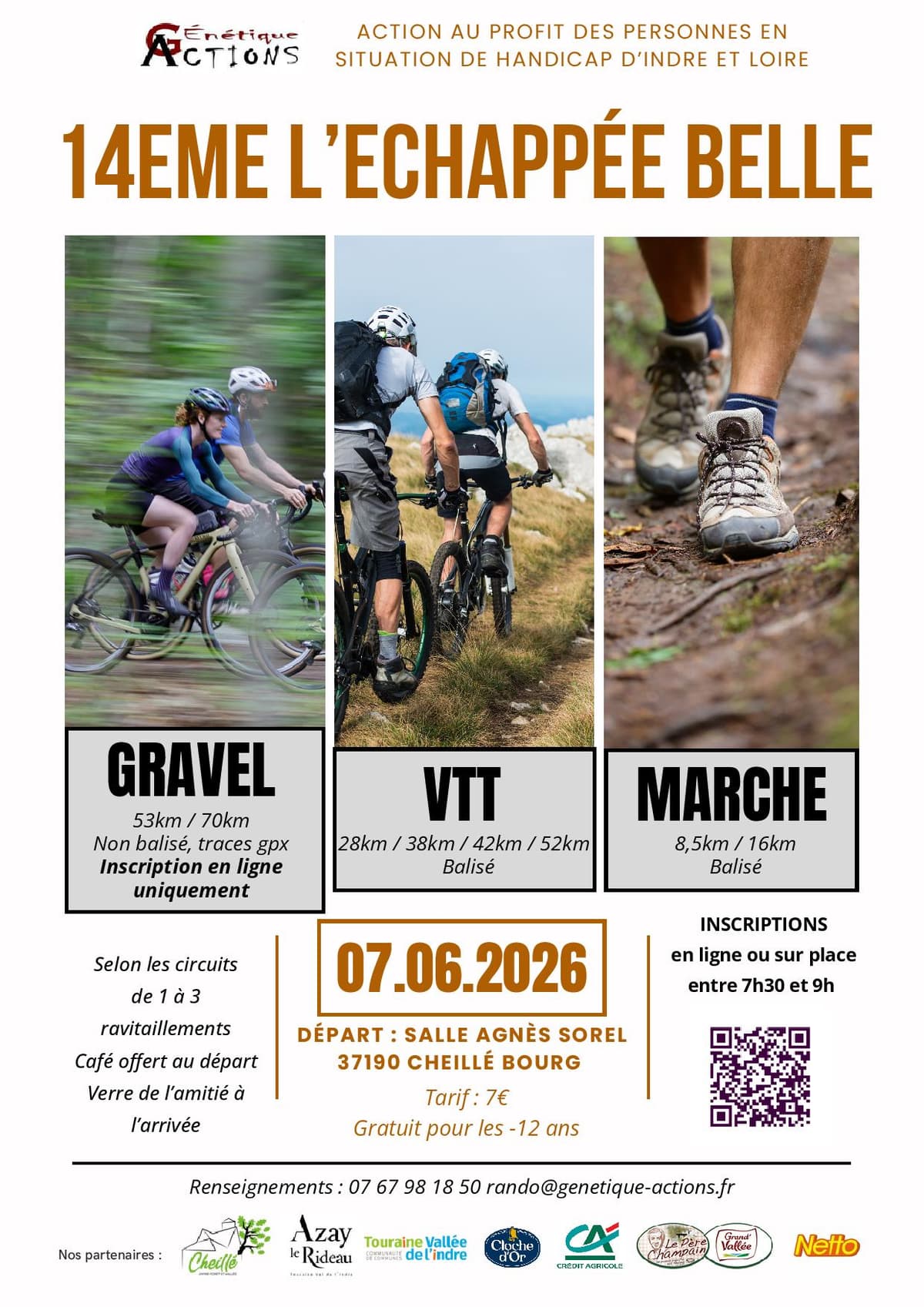 Illustration de l'événement : 14ème édition de L'Echapée Belle - Randonnée pédestre et VTT