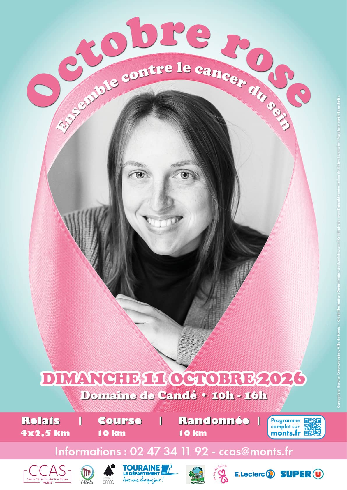 Illustration de l'événement : Octobre Rose à Candé : relais, course, randonnée