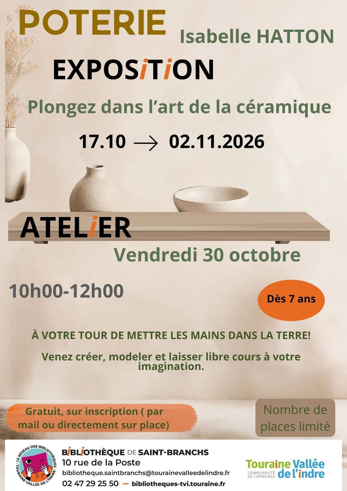 Illustration de l'événement : Exposition poterie