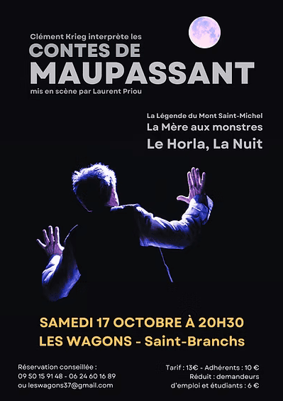 Illustration de l'événement : Nouvelles de Maupassant - Les Wagons