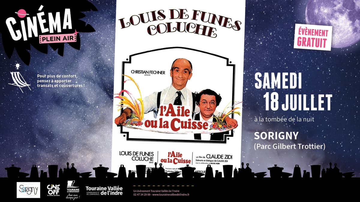 Illustration de l'événement : Ciné plein air - L’Aile ou la cuisse