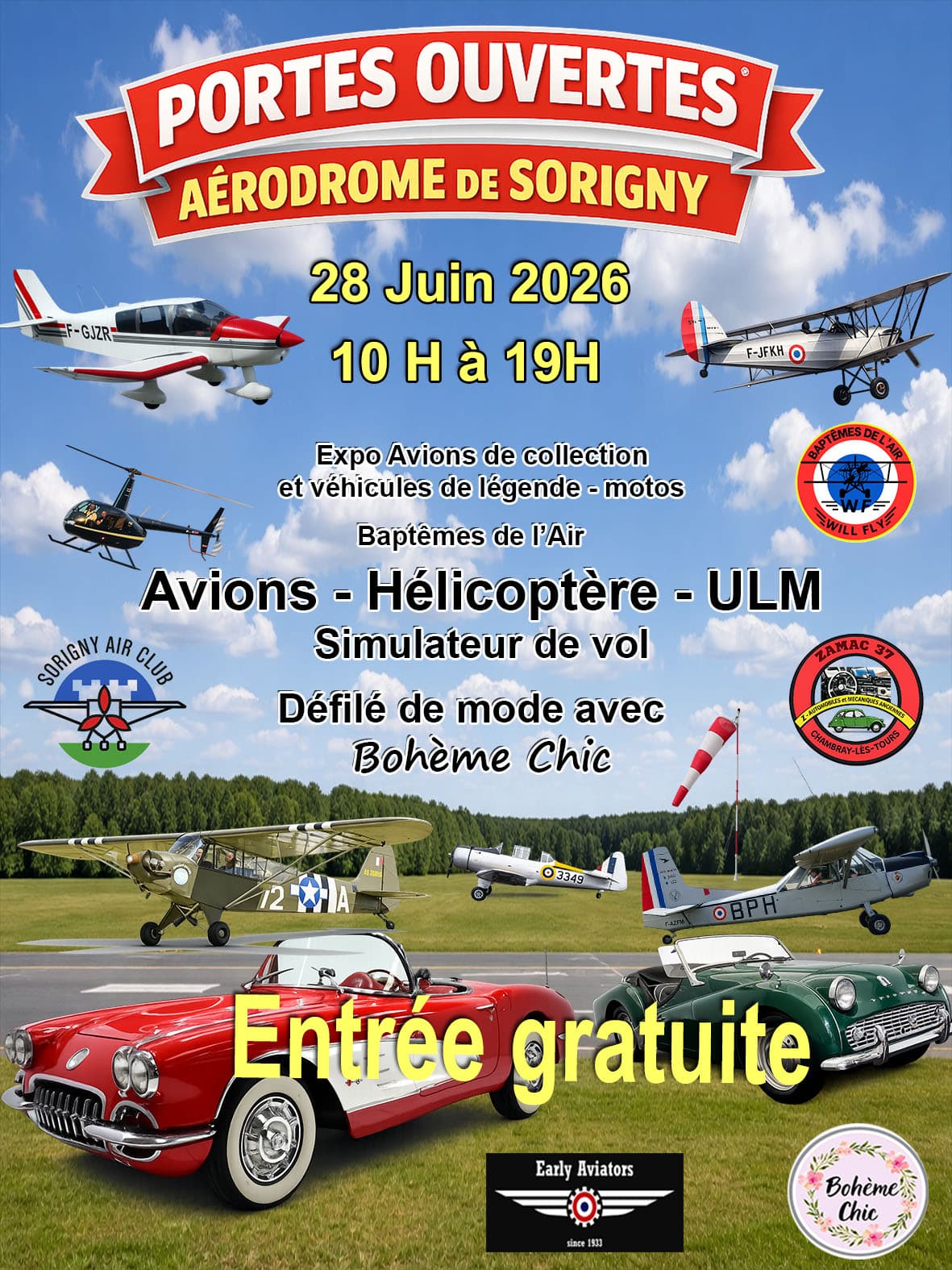 Illustration de l'événement : Portes ouvertes Aérodrome de Sorigny