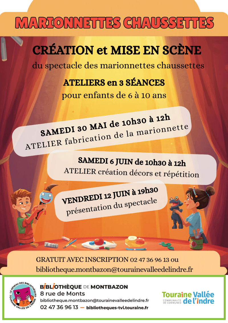 Illustration de l'événement : Atelier créatif : Les marionnettes, c'est chouette !!!